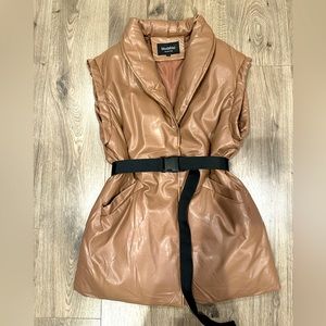 Leather vest